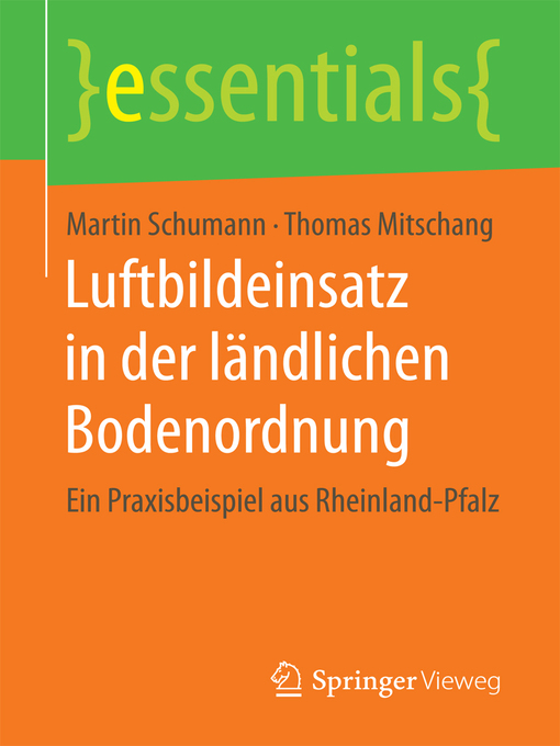 Title details for Luftbildeinsatz in der ländlichen Bodenordnung by Martin Schumann - Available